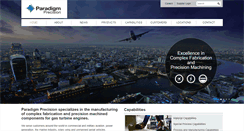 Desktop Screenshot of paradigmprecision.com