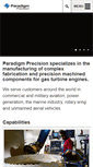 Mobile Screenshot of paradigmprecision.com
